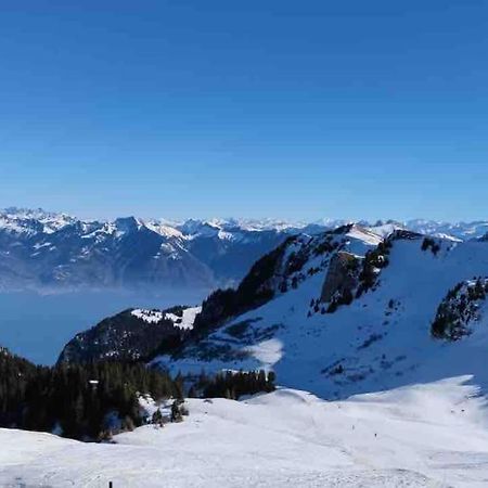 Studio Myrtilles Du Leman Vue Sur Lac Et Montagne Thollon-les-Memises Luaran gambar